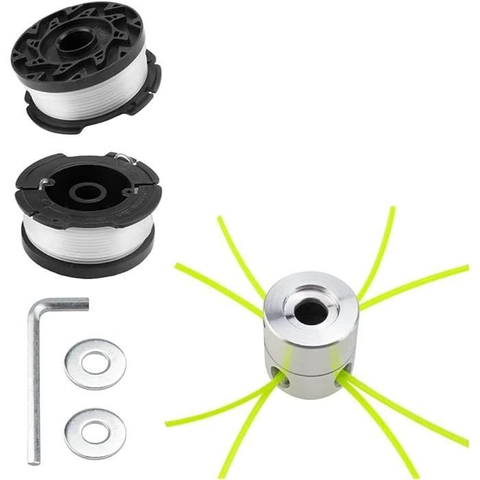 Tête De Débroussailleuse Universelle En Fil D'acier – Diamètre 18 Cm – Compatible Tondeuses 3/6 – Coupe Herbe Efficace