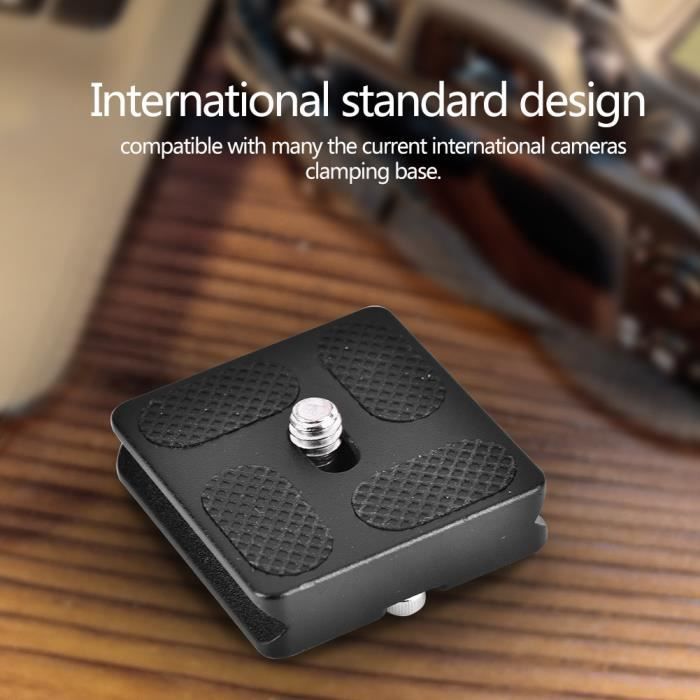 Plaque De Dégagement Rapide Pour Stabilisateur Ronin RS2/RSC2/RS3 – Adaptateur Caméra En Alliage D'Aluminium Avec Vis 1/4" Et Patins Antidérapants