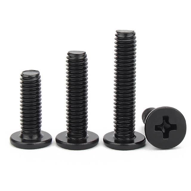 Vis à Tête Plate Phillips En Acier Inoxydable 304 – Divers Diamètres (2# à 1/4), Pour Assemblages Mécaniques