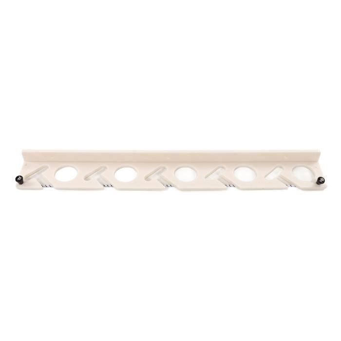 Porte-canne à pêche horizontal pour rangement mural – Support mural pour canne à pêche avec crochet, peut contenir 4 cannes, gain de place pour cannes à pêche, bâtons de randonnée, bâtons de Porte-canne à pêche horizontal pour rangement mural – Support mural pour canne à pêche avec crochet, peut contenir 4 cannes, gain de place pour cannes à pêche, bâtons de randonnée, bâtons de