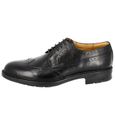 Chaussure homme ville derby cuir noir 360 - Marque - Modèle - Elégant - Confortable - Doublure cuir-1