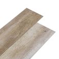 vidaXL Planches de plancher PVC 5,02m² 2mm Autoadhésif Délavage de bois-1