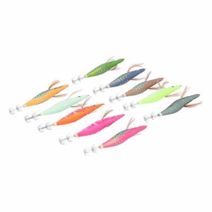 Croch 8 Pièces Lumineuse Turlutte Leurre pour la Pêche des Pieuvre,Seiches et Calamar