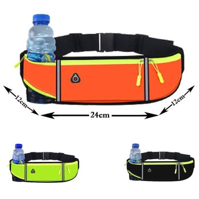 SLTAXAR Ceinture De Course Étanche Avec Porte-Bouteille - Sac Banane Running Réglable Pour Homme/Femme, Idéal Jogging, Randonnée, Fitness