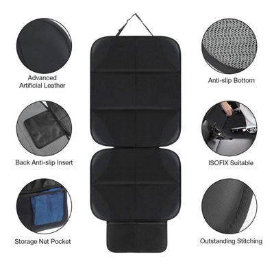 Housse Siège Imperméable Protecteur De Siège Voiture Nutabevr - Compatible Isofix, Imperméable, 2 Poches - Pour SUV, Berline Protection Coffre Voiture Chien