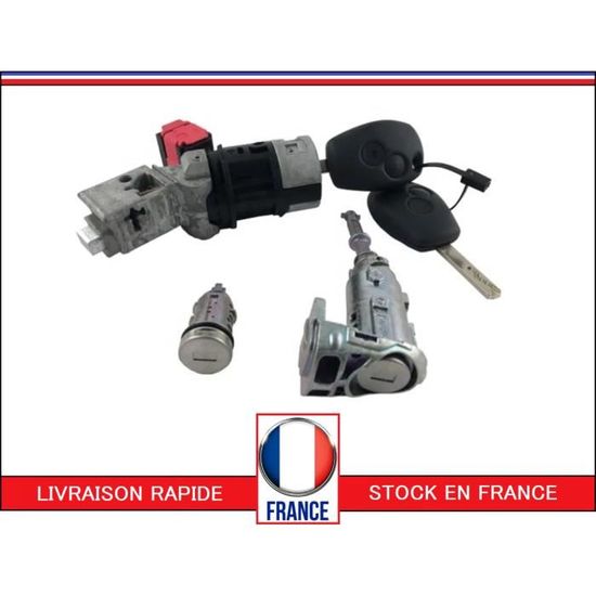 Kit De Llave Y Bombín (Neiman) Para Renault Kangoo II, Clio 3, Modus - Con 2 Llaves