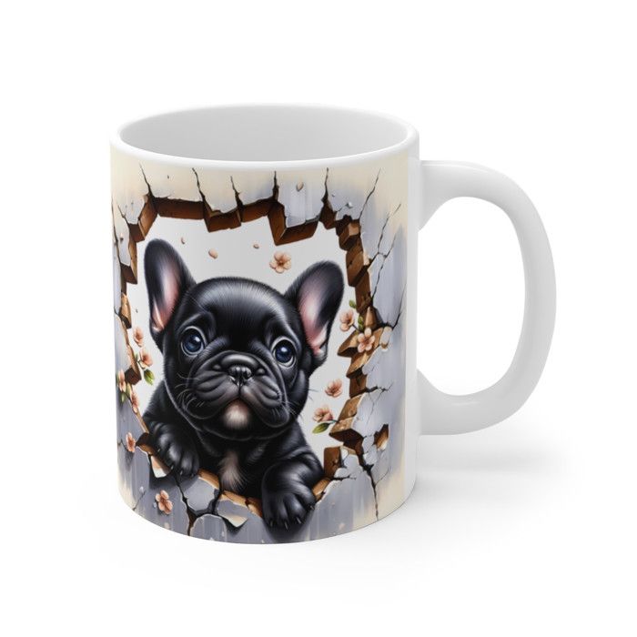 Tasse à Café Amusante En Céramique Avec Motif Bouledogue