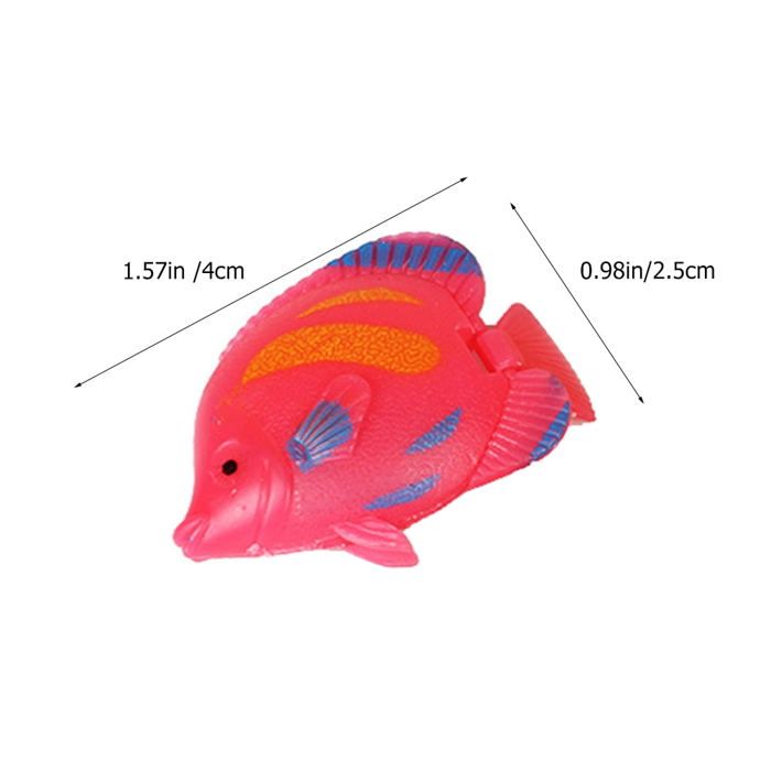 Lot De 8 Mini Poissons Koï Simulés En PVC – Figurines Résine Pour Décoration Aquarium, Cupcake, Maison De Poupée – Petits Animaux Miniatures Colorés