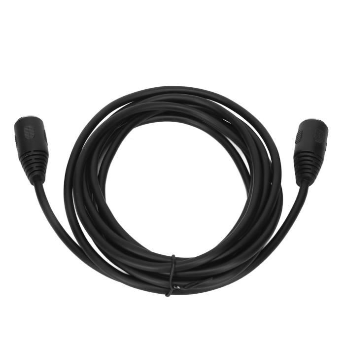 Câble DIN 5 Broches Femelle Vers Femelle 3m - Extension Audio Haut-Parleurs Et Équipements Avec Détection Signal