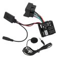 Dioche Adaptateur Bluetooth pour autoradio, câble AUX, micro, compatible Citroen C2 C3 C4 C6-2