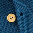 MINTGREEN Manteau Tricot Bébé Garçon Chaud Vêtement Manches Longues Chandail Capuche Hauts Cardigan Bleu-2