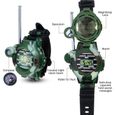 TD® Talkie walkie pour enfant de montre militaire haut parleur pas cher sécurité sport de chantier fille garçon accessoire adulte-2