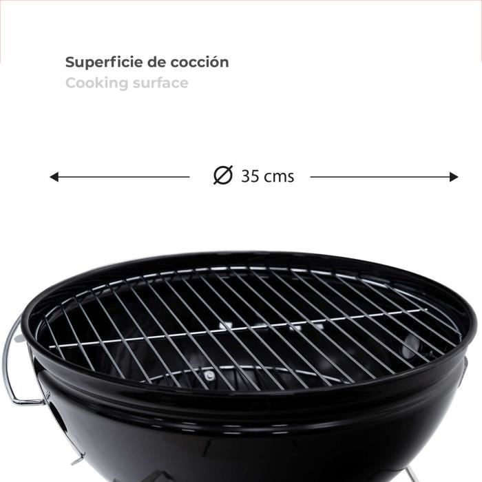 Modèle EDSON de Barbecook / Barbecue Baril Barbecue à charbon de