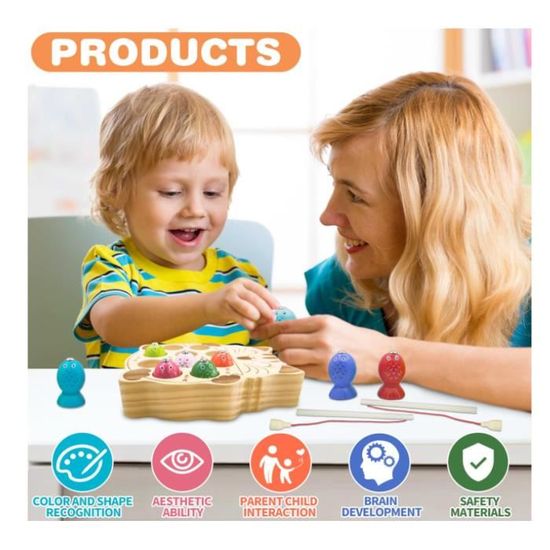 Jeu de Peche Magnetique,Jeux Enfants 2 Ans, Jouets en Bois Jeu de pêche,Jeux Magnetique Enfant,Jeu de Peche Magnetique ,yd - Sport Jeu de Peche Magnetique,Jeux Enfants 2 Ans, Jouets en Bois Jeu de pêche,Jeux Magnetique Enfant,Jeu de Peche Magnetique ,yd - Sport