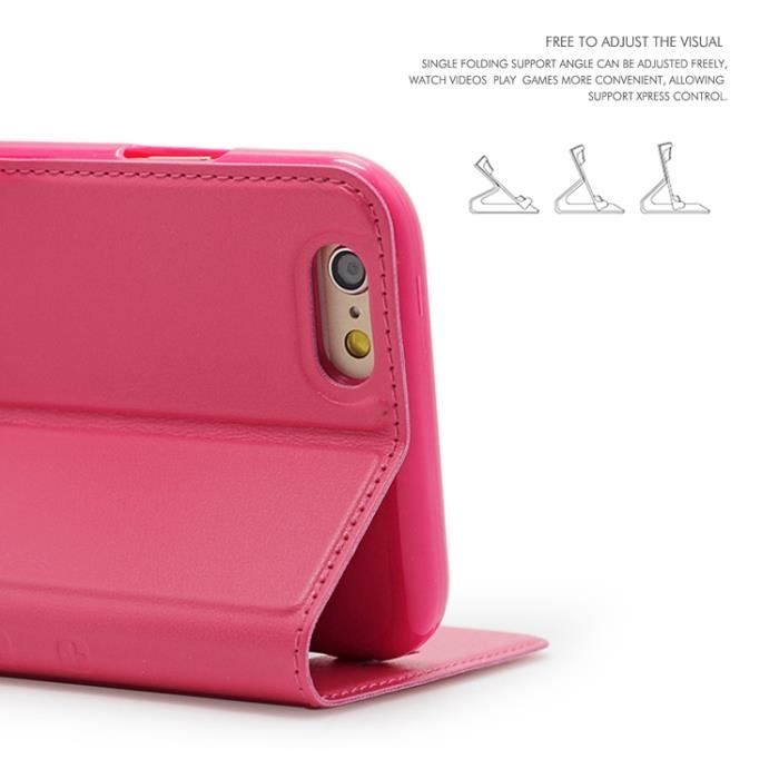 Mooncase MOONCASE Pratique et chic Étui Housse de protection à rabat ExtraSlim ...