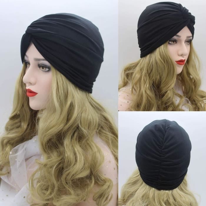 Pack De 4 Turbans Femme – Foulard Confortable Pour Cheveux, Bonnet De Nuit, Bandeau Stylé – Idéal Perte De Cheveux, Quotidien élégant