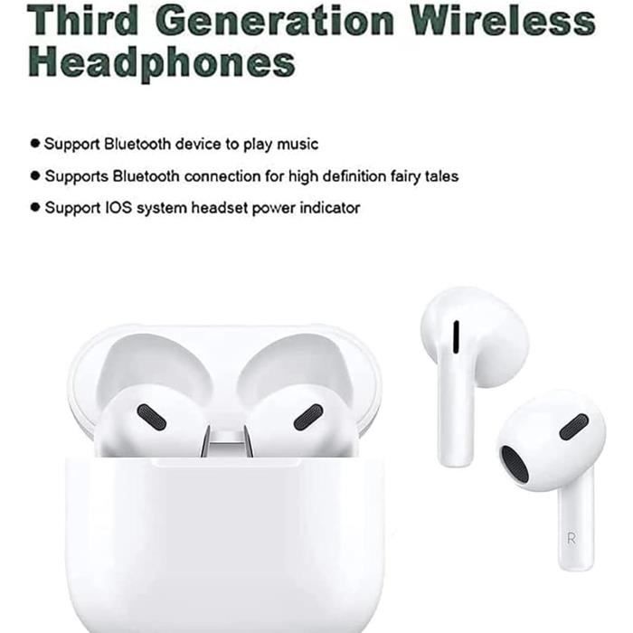 Guguearth Ecouteurs pour iPhone, Certifiés MFi Ecouteur Lightning HiFi  Stéréo Magnétique à Isolation Sonore de Ecouteurs