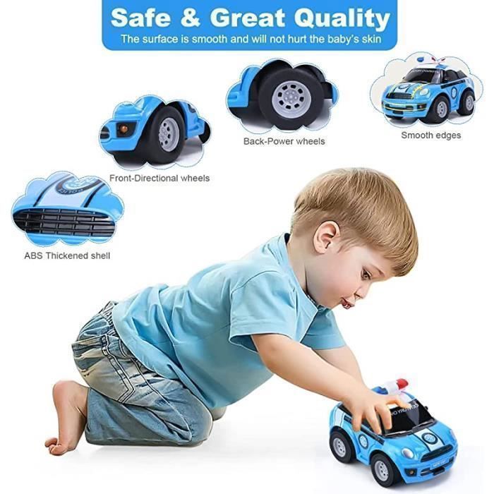 Jouets pour garçons de 2 à 5 ans, mini voiture télécommandée, jouets pour  tout-petits de 2 à 4 ans, voiture rc pour enfants, jouets de voiture pour