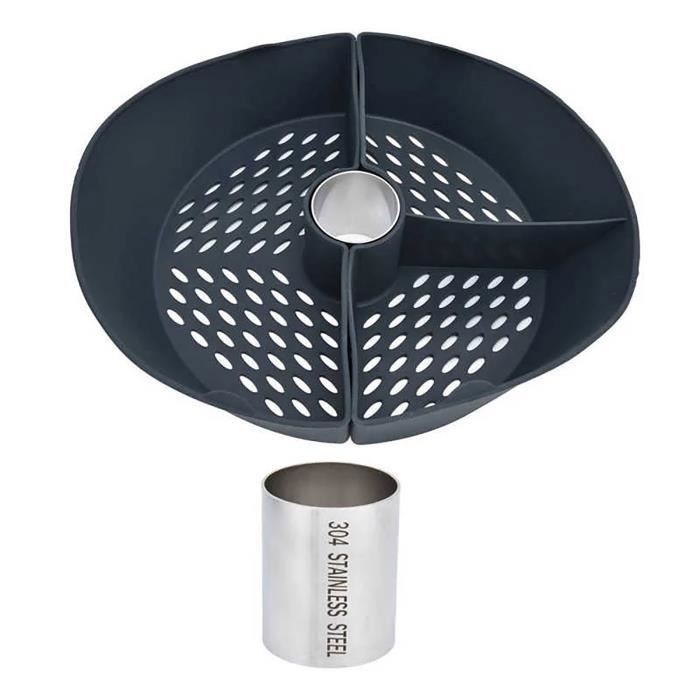 CucinaOra Couvercle Thermomix TM6 steamDISK - Cuisine Accessoires Thermomix TM5 en Silicone - Accessoire Thermomix TM5 - Protection Contre la Décoloration et les Rayures - Sans BPA