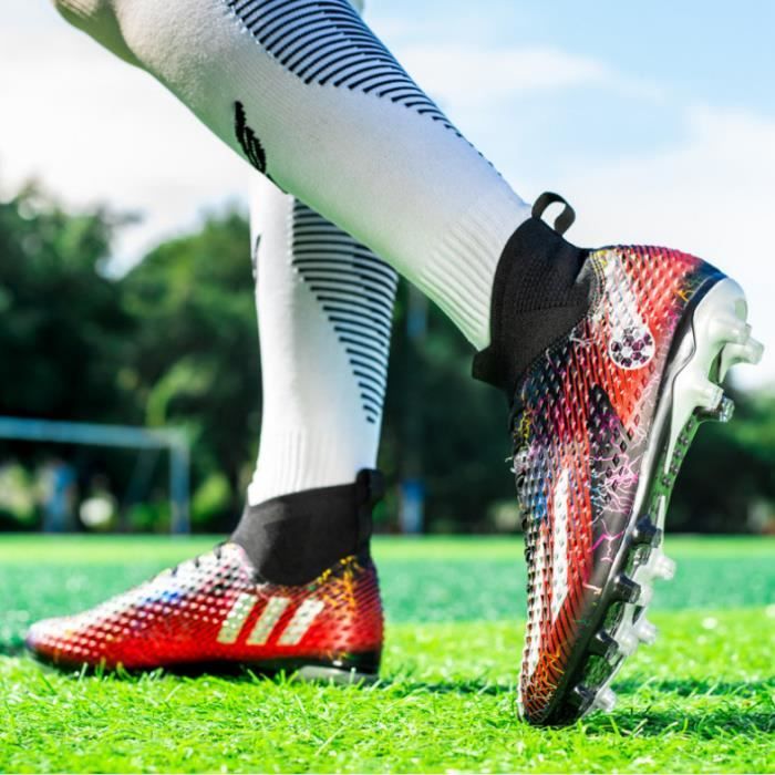 Chaussures de football athlétiques pour hommes Cleats Chaussures à pointes,  chaussures de football de plein air Bottes