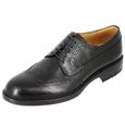Chaussure homme ville derby cuir noir 360 - Marque - Modèle - Elégant - Confortable - Doublure cuir-3