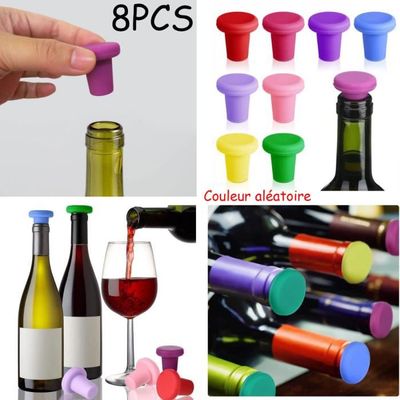 Lot De 3 Bouchons à Vin En Forme De Champignon - Pour Vin, Champagne Et