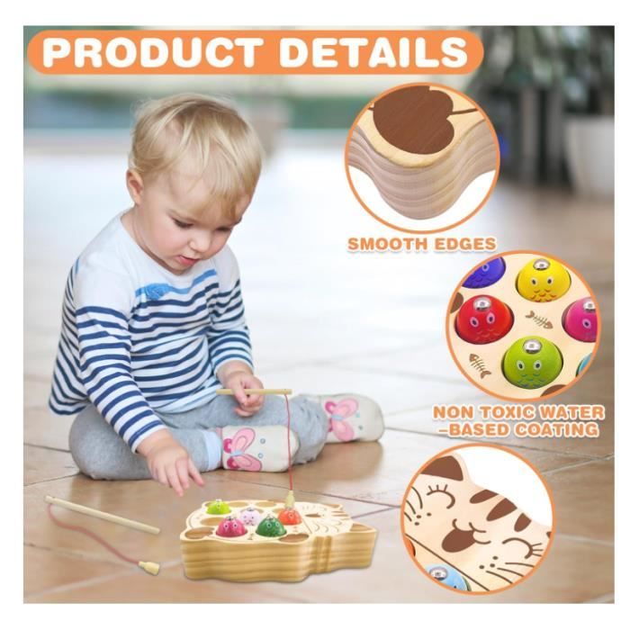 ZHHGOO 47 Pièces Jouet Enfant 2 Ans, Animaux Sauvages Jeu Educatif ZHHGOO 47 Pièces Jouet Enfant 2 Ans, Animaux Sauvages Jeu Educatif
