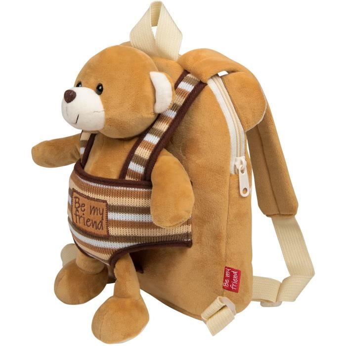 Petit Sac À Dos Avec Girafe Peluche Pour Enfants 3 4 5 Ans