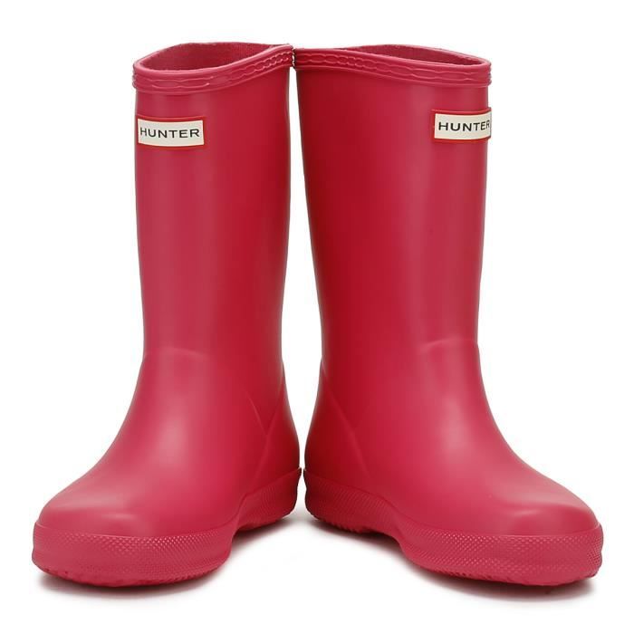 Hunter Original Kids premiere classique Wellington rose bottes UK 7 bebe Pink Cdiscount