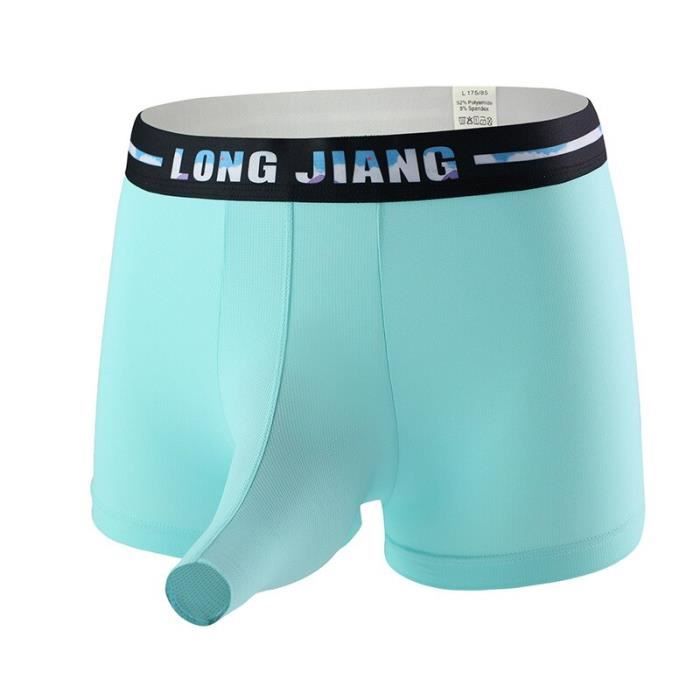 Boxer elephant chaud en glace de soie pour homme Type Army Green
