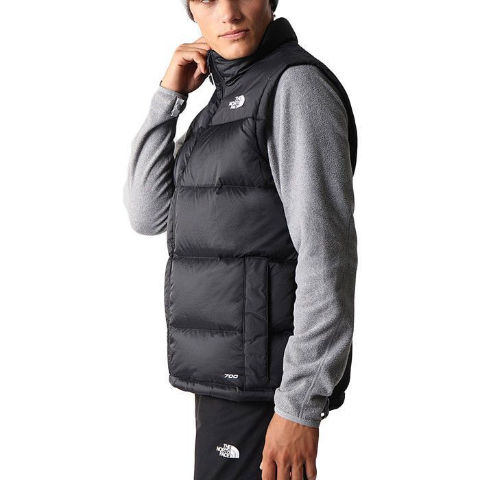 Doudoune The North Face Noir Sans Capuche Doudoune Matelassée Noir
