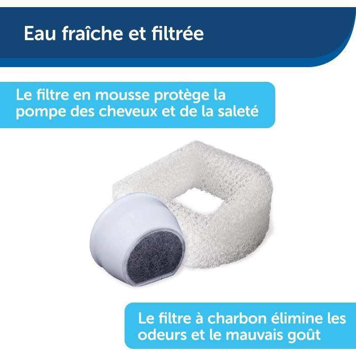 TOONIOOS 24 Fontaine a Eau Chat Filtres: Fontaine à Eau pour Chat Filtre - Distributeur Eau Chat Filtre - Fontaine Chat Filtre - Filtration Multiple - 12 Filtres à Charbon + 12 Filtres à Mousse TOONIOOS 24 Fontaine a Eau Chat Filtres: Fontaine à Eau pour Chat Filtre - Distributeur Eau Chat Filtre - Fontaine Chat Filtre - Filtration Multiple - 12 Filtres à Charbon + 12 Filtres à Mousse