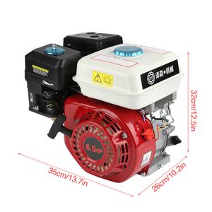 Moteur à Essence 4 Temps 6.5 CV Dekaim - Modèle 168F OHV, Démarrage Par Traction, Arbre 20mm - Pour Engins De Construction, Générateurs
