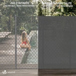 KARAT >Canisse En Saule 200 X 500 Cm, Brise-vue 100% Naturel, Clôture