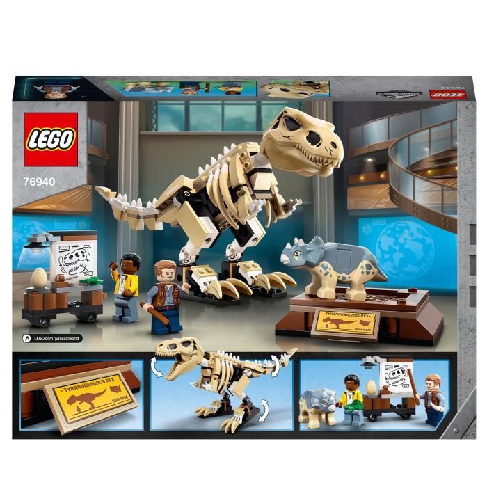 Jeu de construction - LEGO - 76940 - T. Rex - Tricératops - 198