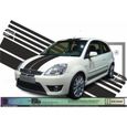 Ford Fiesta ST complet Bandes latérales capot toit hayon - NOIR - Kit Complet - Tuning Sticker Autocollant Graphic Decals-0
