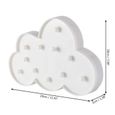 3d Moon Star Nuage Led Nuit Lampe Murale Enfants Bebe Chambre