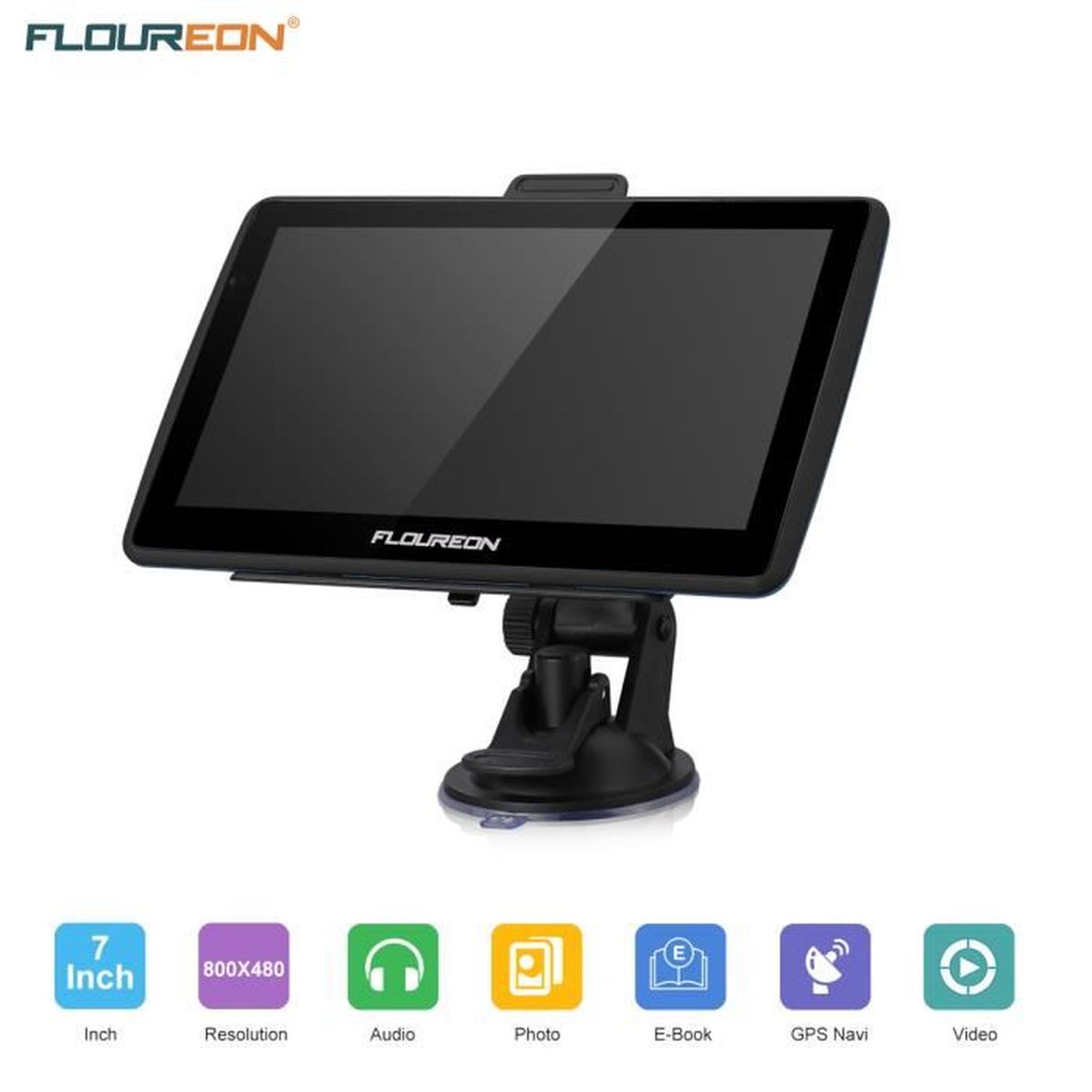 POMILE GPS Voiture Auto,7 Pouces HD /Écran Tactile Syst/ème de Navigation 8GB//256MB avec Pr/éinstall/é 52 Pays Europe Cartes Mise dans Voiture et Camion /à Jour gratuites de la Carte
