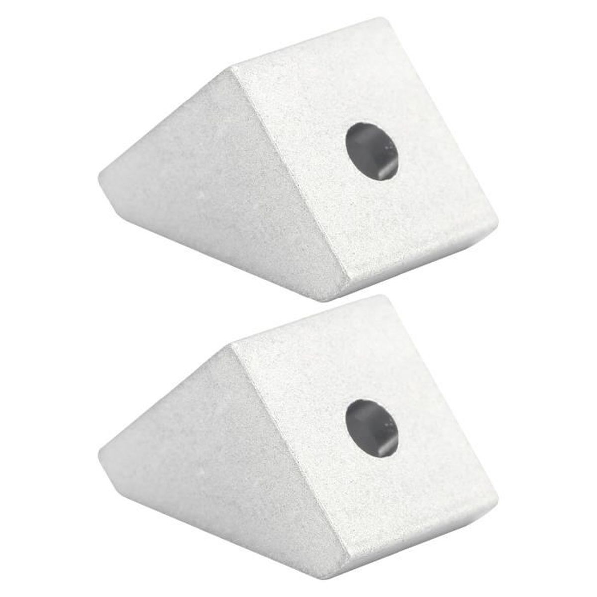 Gousset D'angle Intérieur Aluminium 15x19mm - Support Triangulaire Pour Robotique, Bricolage