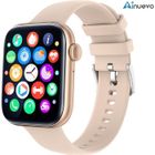 Montre Connectée Femme 1,8" IP67 Étanche Ainuevo P45 Appel Bluetooth SmartWatch de Fitness pour Samsung XIAOMI iPhone Or Rose