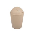 MSV Poubelle à bascule PP AKO 5,5L Beige