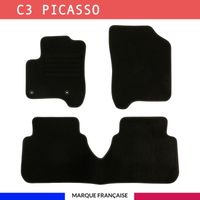 Tapis de voiture - Sur Mesure pour C3 PICASSO - 3 pièces - Tapis de sol antidérapant