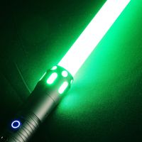 Lightsaber, RGB-LED 11 Couleurs Sabre Laser avec Poignée en Métal, 7 Ensembles de Soundfonts de Combat Simulés, Cadeaux de Noël
