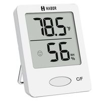 Mini hygro-thermomètre numérique, humidité de la température avec haute précision, indication du niveau de confort, portable