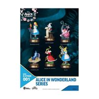 Beast Kingdom Toys - Alice au Pays des Merveilles - Pack 6 statuettes  Mini Diorama Stage Alice au Pays des Merveilles 10 cm