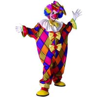 Déguisement Clown enfant - Multicolore - Combinaison, Collant, Chapeau - Mixte - A partir de 3 ans