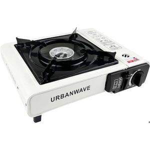 Réchaud De Camping Portable Au Butane - 7500 BTU - Pliable Orange Avec étui