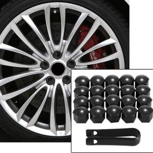caches capuchons ecrous de roues jante alu 17 mm noir RENAULT ESPACE III