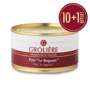 PATÉ FOIE GRAS 10 Pâtés 'Le Buguois' + 1 Offert