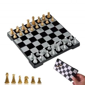 JEU SOCIÉTÉ - PLATEAU Mini jeu d'échecs magnétique de voyage - 6.5in - É